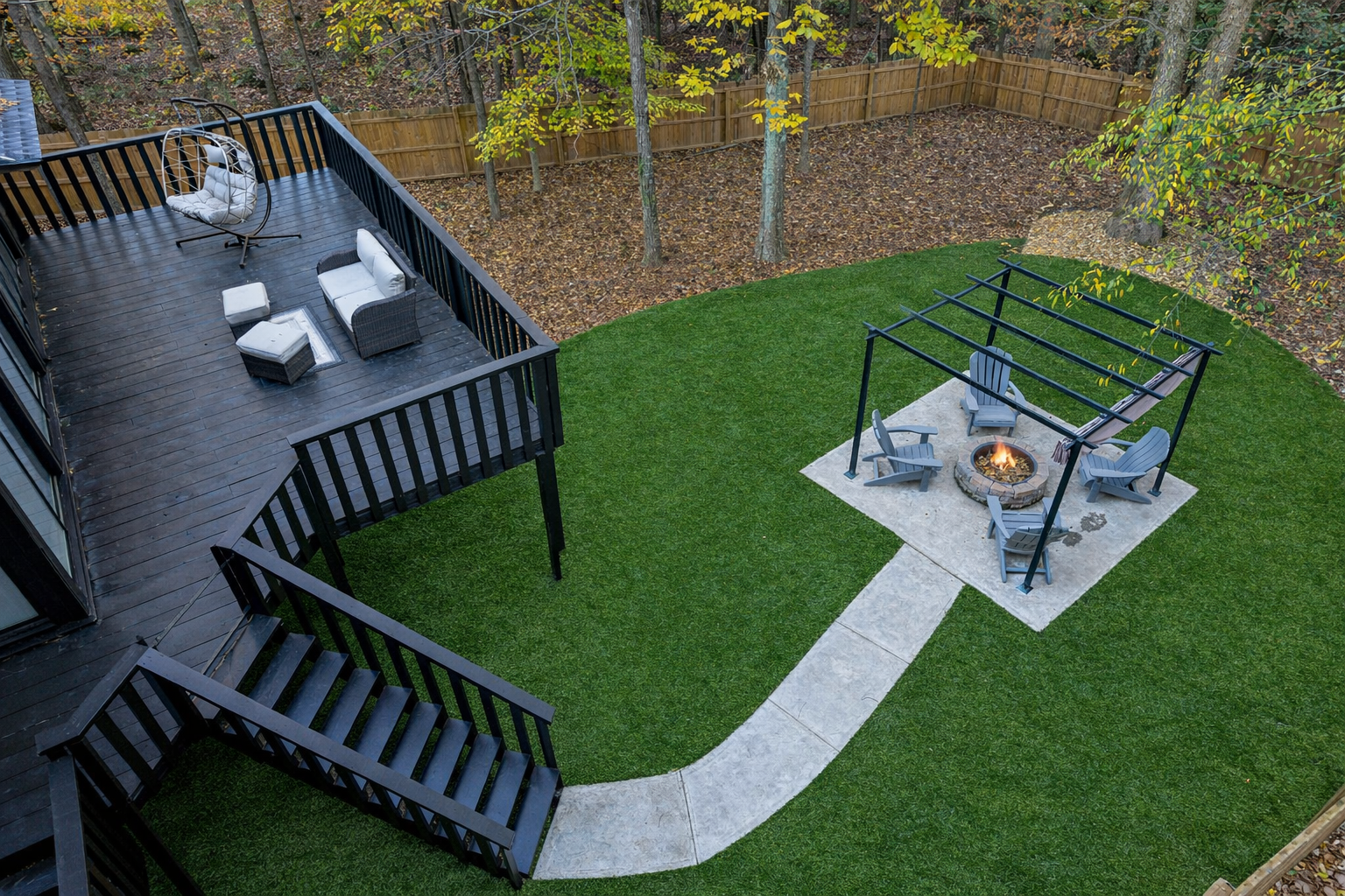 A Private Backyard Oasis for Shared Moments, The Retreat at Douglasville